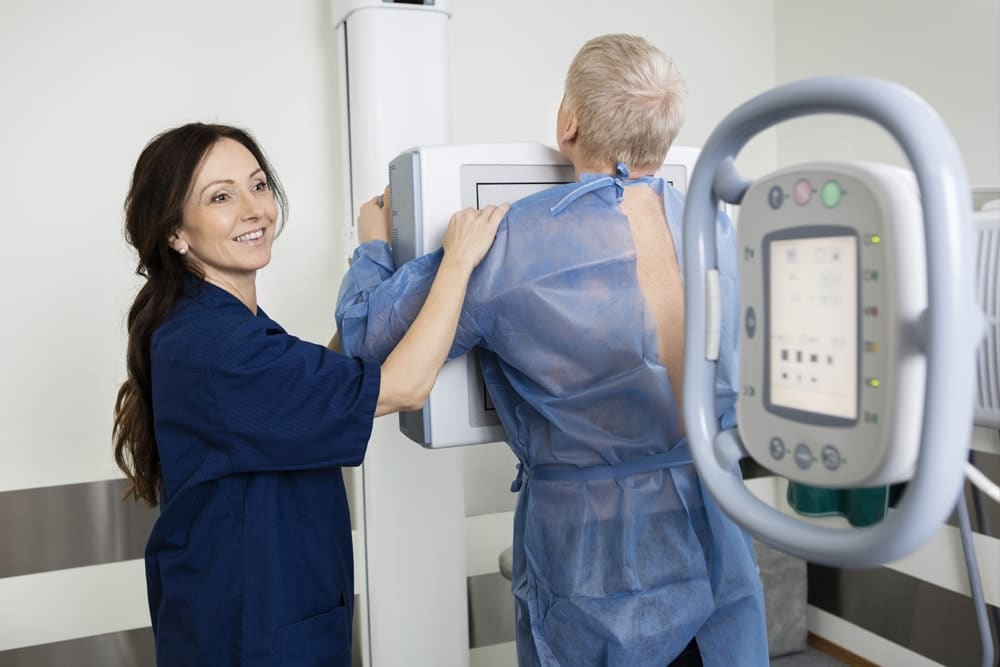 radiology exam - women's breast imaging